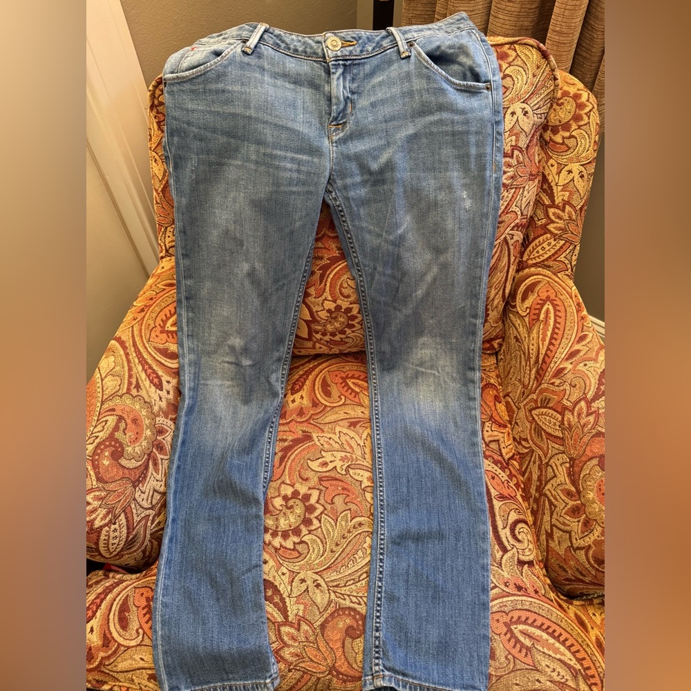Y2K low waist Hudson Jeans Blue Jax Denim